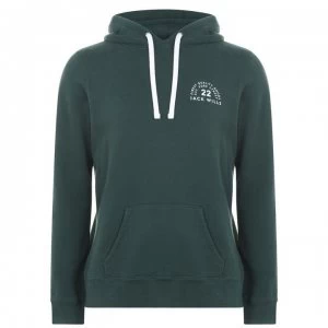 Jack Wills Boughton Pop Over Hoodie - Dark Green