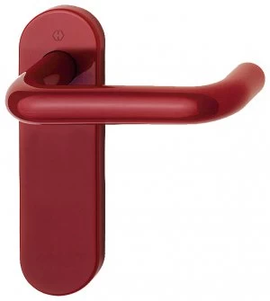 Coloured Nylon Paris Lever Latch Handles