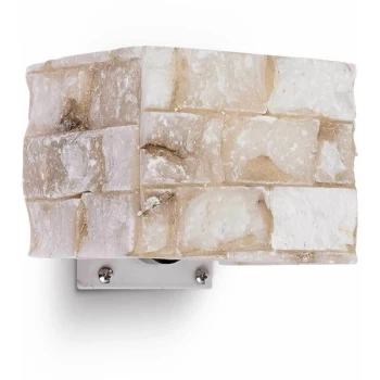 Ideal Lux Lighting - Ideal Lux Carrara - 1 Light Indoor Wall Light White, G9