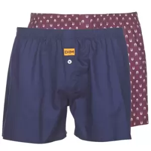 DIM BOXER FLOTTANT x2 mens Boxers in Blue - Sizes EU M,EU S,EU XL,EU L,EU XXL