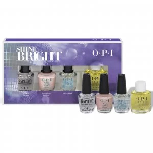 OPI Shine Bright Collection Nail Treatment Mini Gift Set 4 x 3.75ml