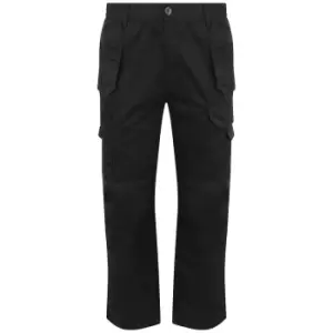 PRO RTX Mens Pro Tradesman Trousers (XL R) (Black)