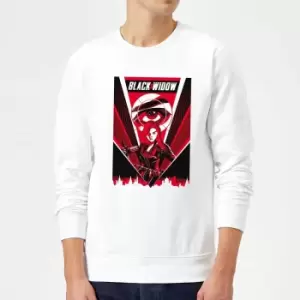 Black Widow Red Lightning Sweatshirt - White - S