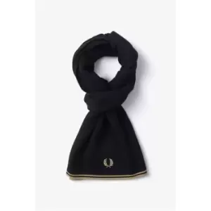 Fred Perry Twin Tip Scarf Mens - Black