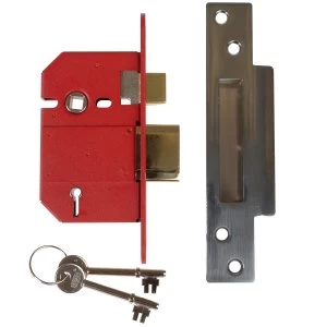 Union StrongBOLT 2200S BS 5 Lever Mortice Sashlock Satin Chrome 68mm Box