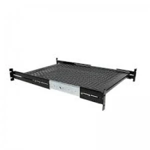 StarTech 2U Adjustable Mount Depth Sliding Rack Mount Shelf 50lbs/22.7