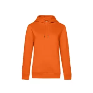 B&C Womens/Ladies Queen Hoody (L) (Pure Orange)