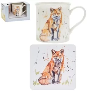 Country Life Mug Coaster Fox