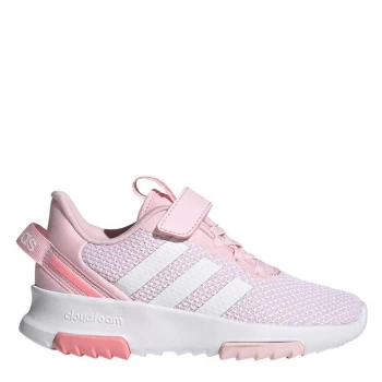 adidas Racer Trainers Child Girls - Pink/White