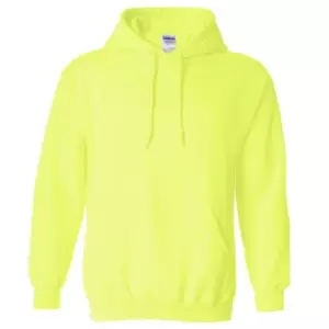 Gildan Heavy Blend Adult Unisex Hooded Sweatshirt / Hoodie (S) (Safety Green)