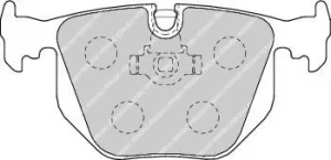 Ferodo FDB1483 Brake Pad Set Rear Axle Premier Car