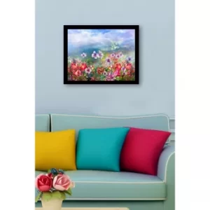 SC0924 Multicolor Decorative Framed MDF Painting