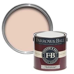 Farrow & Ball Estate Pink ground No. 202 Matt Emulsion Paint 2.5L