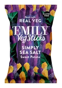 Emily Snacks Simply Sea Salt Veg Sticks 120g (8 minimum)