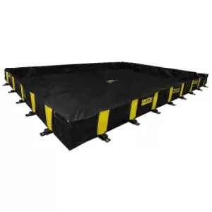 Justrite QuickBerm rigid lock folding tray, with Rigid-Lock, sump capacity 11321 l