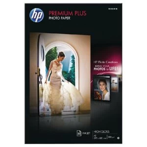 HP CR675A Premium Plus Glossy Photo Paper A3 300gsm 20 sheets