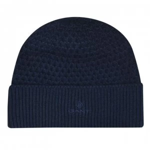 Gant Knit Beanie - 410 Marine