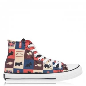 Radley High Canvas Trainers - Mosaic