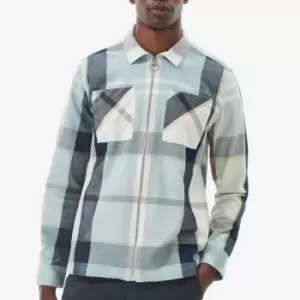 Barbour Heritage Mens Ettrick Overshirt - Blue Chalk Tartan - XL