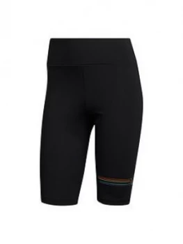 adidas Originals Pride Cycling Short - Black, Size 10, Women
