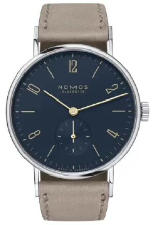 Nomos Glashutte Watch Tangente Midnight Blue Steel Back