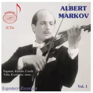 Albert Markov Paganini Kreisler Corelli Falla Kvernadze/ - Volume 1 by Nicolo Paganini CD Album