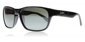 Maui Jim Mixed Plate Sunglasses Black Gloss STG-BG Polariserade 58mm