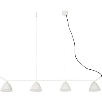 Faro Flash - LED 4 Light Adjustable Ceiling Pendant Bar White