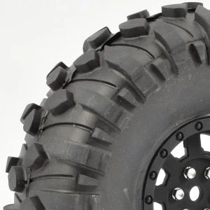 Fastrax 1:10 Crawler Boxer 1.9 Mounted Scale Wheel Black