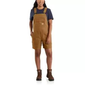 Carhartt Womens Rugged Flex Relaxed Fit Shortall Overalls XS - Bust 33' (84cm)