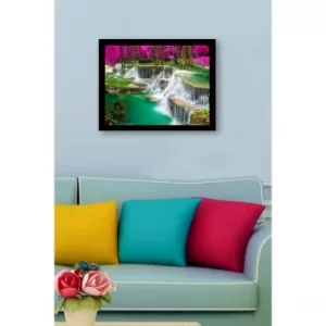 SC0661 Multicolor Decorative Framed MDF Painting