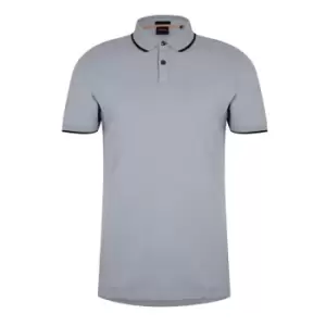 Boss Passertip Polo Shirt - Grey