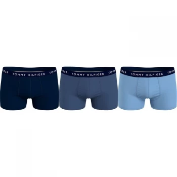 Tommy Bodywear 3P TRUNK - Sky/Iron/Calm