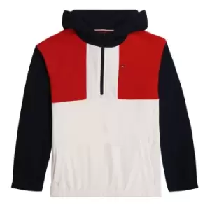 Tommy Hilfiger Colorblock Half Zip Sweatshirt - Blue