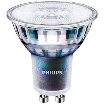 Philips Lighting 70759300 LED (monochrome) EEC F (A - G) GU10 Bulb shape 3.9 W = 35 W Warm white (Ø x L) 50 mm x 54mm dimmable