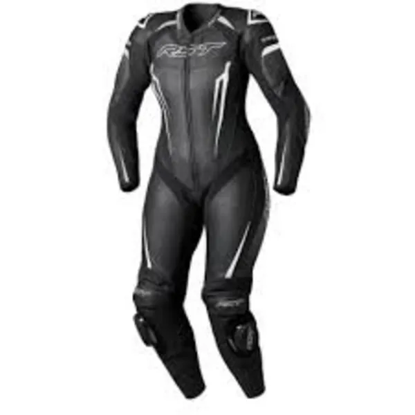 RST Tractech Evo 5 Women One Piece Suit Black White Black Size L