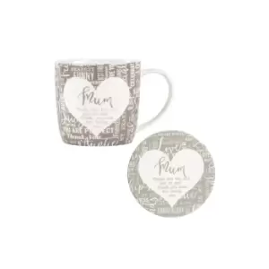 Said with Sentiment Mum Mug and Coaster Gift Set