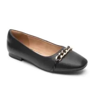 Rockport Zoie Chain Ballet Black - Black