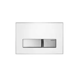 Geberit - 115.788.11.5 SIGMA50 Dual Flush White Chrome Flush Plate SIGMA 50 UP320