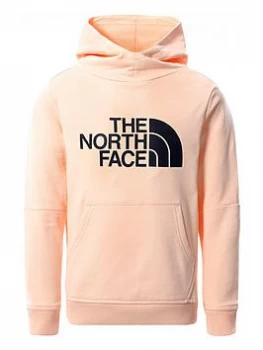 The North Face Girls Drew Peak Pullover Hoodie - Pink, Size L=13-14 Years, Women