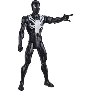 Marvel Titan Hero Black Suit Spider-Man Action Figure