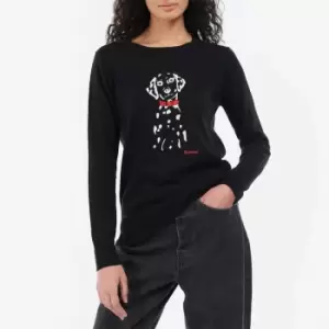 Barbour Womens Barbour Homeswood Knit Jumper - Black - UK 8