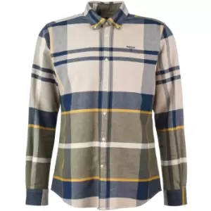 Barbour Mens Iceloch Tailored Shirt Forest Mist XL