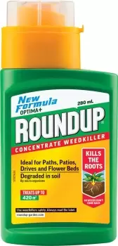 Round Up Roundup Concentrate Weedkiller Liquid 280ml Garden & Outdoor