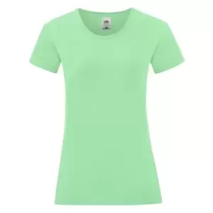 Fruit of the Loom Womens/Ladies Iconic T-Shirt (XXL) (Neo Mint)