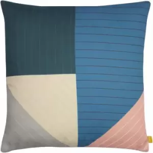 Furn Hesso Recycled Cushion Cover (43cm x 43cm) (Multicoloured) - Multicoloured