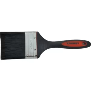 Flat Paint Brush, Synthetic Bristle, 3IN.