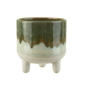 Sass & Belle Mojave Glaze Green Planter