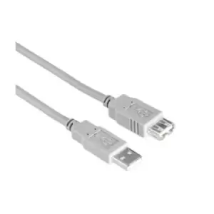 Hama 00200905 USB cable 1.5 m USB 2.0 USB A Grey