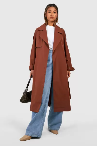 Relaxed Fit Trench Coat